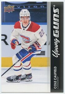 2021-22 Upper Deck Series 1 Young Guns Jumbo #201 Cole Caufield Rookie Canadiens