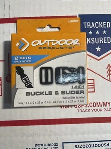 Outdoor Products Schnalle & Schieber 1" 2 Sets pro Box CAR100WM-000 - Bild 1 von 3