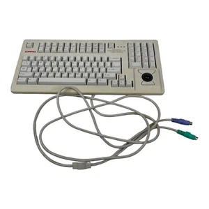 Compaq MX 11800 mechanische PS2-Tastatur mit integrierter Trackball-Maus gebraucht - Bild 1 von 8