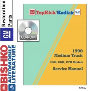 1990 Chevrolet GMC Topkick and Kodiak Shop Service Repair Manual CD Engine OEM - Picture 1 of 1