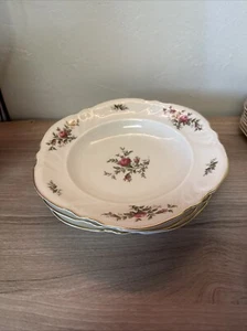 VTG Rosenthal Viktoria 3158-soup Bowls Gold Border Q.3 - Picture 1 of 4