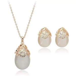 Joyería de Moda - Juego de Gotas Chapado en Oro Rosa de 18K (FS050) - Imagen 1 de 1