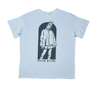 CAMISETA OFICIAL CON LOGOTIPO DE BILLIE EILISH OVERSIZE 2022 Lash Music LLC H&M Foto 1 de 4