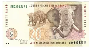 South Africa 20 Rand 1999 EF "Mboweni" - Picture 1 of 2