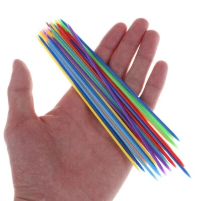 30Pcs/Set Pick Up Sticks Set Colorful Classic Plastic Traditional Family Game - Image 1 of 4