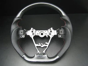For Toyota RAV4 2013-17 Carbon Fiber look genuine leather steering wheel-SPORTS - Bild 1 von 11