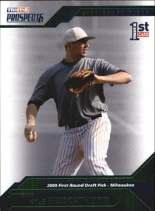 2009 TRISTAR Prospects Plus Green #36 Kyle Heckathorn /25