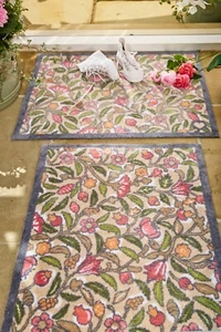 Hug Rug May Floral Design / Runner Dirt Trapper Door Mat Machine Washable - Picture 1 of 13