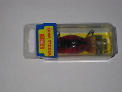 Storm Wiggle Wart V209 Naturistic Red Crayfish NOS Rare Lure Pre Rapala NIB - Image 1 of 4