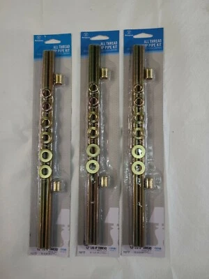 Westinghouse 70272 12" 1/18-IP THREAD Lamp Pipe Kit-Zinc-LOT OF 3 PACKS - Image 1 of 3