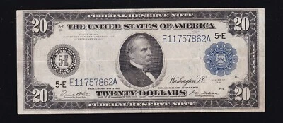 US 1914 $20 FRN Richmond FR 983a VF-XF (862) - Image 1 of 2