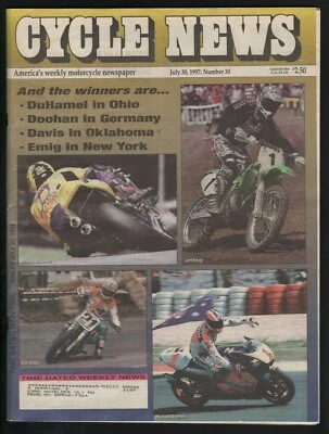 1997 July 30 Cycle News - Vintage Motorcycle Newspaper Foto 1 de 2