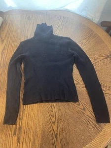 Faded Glory XS Ribbed Long Sleeve Turtle Neck - Picture 1 of 6