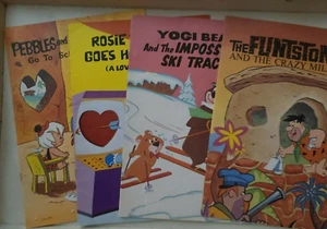 YOGI BEAR + ROSIE THE ROBOT + THE FLINTSTONES+ PEBBLES & BAMM-BAMM 4-LOT - Bild 1 von 3