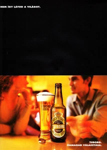 TUBORG BEER AD #2 RARE OOP FOREIGN AD  - Picture 1 of 2