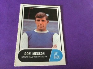A&BC 1969 Green Backs Football Card 9 Don Megson - Sheffield United