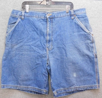 复古 High Sierra 男式 42 木匠蓝色牛仔垃圾高爸爸 Y2K 牛仔裤 — 第 1/4 张图片