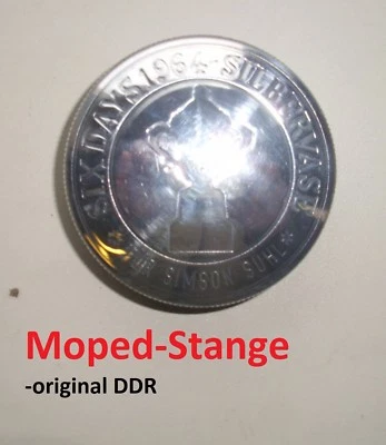 Simson S51 S50 S83 Star SR2 Schwalbe Silbervase Tankdeckel für Tank Original DDR - Bild 1 von 3