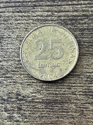 2004 Philippines 25 Sentimo Actual Coin TK6768* - Image 1 of 3