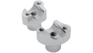 1.7" Chrome Short Handlebar Risers for Harley Sportster Dyna Softail Chopper - Picture 1 of 1