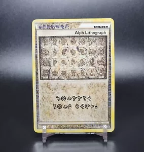 Pokemon Alph Litograph Trainer Rare LP-EX - HGSS Unleashed - Picture 1 of 3