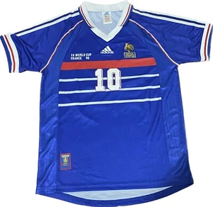 ZIDANE 1998 FRANCE HOME JERSEY - BECKETT COA - Picture 1 of 4
