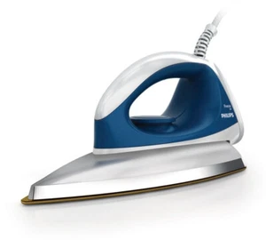Philips GC103/02 Dry Iron, 750 Watt,230 Vatt, Color - Silver and Blue, - Picture 1 of 6
