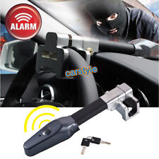 Universal Car Steering Wheel Alarm Lock Vehicle Security Key T-Lock Anti Theft