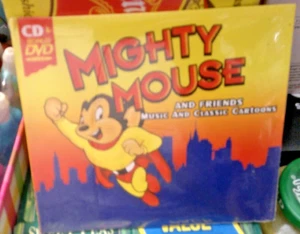 MIGHTY MOUSE AND FRIENDS CD & DVD MIGHTY MOUSE THEME SONG SPIDERMAN THEME - Picture 1 of 1