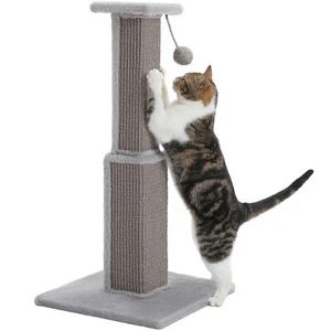 PAWZ Road Kratzbaum Kratzsäule Katzenkratzbaum Sisal Kratzstamm mit ball 80 cm - Bild 1 von 33