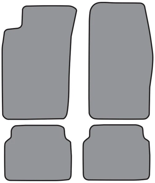 4pc Cutpile Carpet Floor Mat for 1986-1992 Toyota Supra - Image 1 of 1