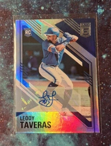 Leody Taveras 2021 Panini Chronicles Elite Rookie Auto RC #14 - Picture 1 of 2