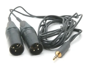 Neutrik Microphone Splitter Adapter From 3.5mm To 2x With 3 Pins Plug W/48" Cord - Picture 1 of 1