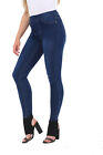 Women's Ladies Denim Stretchy Skinny Jeggings Jeans With Pockets Plus Sizes 8-26
