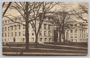 Hall of Natural Science Iowa City Iowa IA antike Postkarte von 1909 - Bild 1 von 2