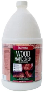 Wood Hardener 1 Gallon Harden Strengthen Petrifies Decayed Damaged Rotted Wood - Picture 1 of 12