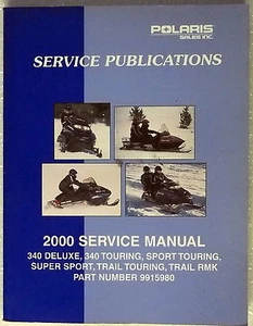 2000 Polaris Snowmobile Shop Service Repair Manual 340 Touring Sport Trail RMK - Picture 1 of 1