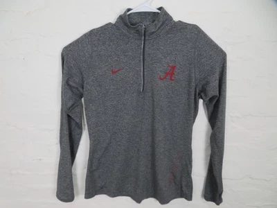 Alabama Crimson Tide Shirt Womens Large NCAA Football Quarter Zip Nike Dri-FIT - Image 1 of 4