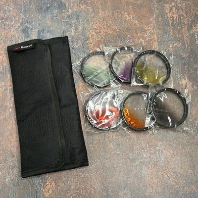 XCSource Lens Filter Set  6 x 58mm ( Gradulent Purple/Orange/Green/Yellow/ Red + - Image 1 of 3