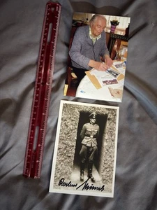 Rochus Misch Rare Autograph WWII Hitler’s Bodyguard German Third Reich Nazi - Picture 1 of 2