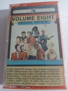 1980s FACTORY SEALED Vintage Country Cassette Tape Classic Country George Jones - Foto 1 di 12