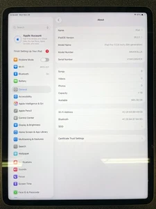 Apple iPad Pro 6ta generación 1 TB, 12,9 pulgadas Wi-Fi - gris espacial - agrietado - Imagen 1 de 3