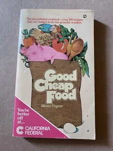 GOOD CHEAP FOOD by Miriam Ungerer vintage 1974 Signet paperback COOKING - Picture 1 of 3