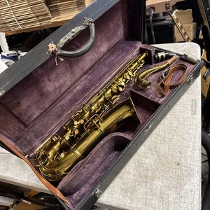 1920 Conn New Wonder I C Melody Saxophone w/Original Case Brass Lacquer CLEAN! - Picture 1 of 19