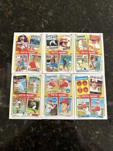 PETE ROSE 1986 Topps #2-7 The Pete Rose Years -- Set di 6 -- Nuovo con scatola *Quantità* - Foto 1 di 1