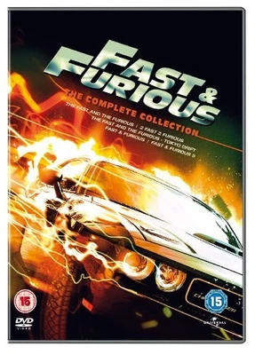 Fast & Furious 1-5 Box Set [DVD] [2001] - DVD  C2VG The Cheap Fast Free Post - Image 1 of 2
