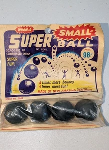 VINTAGE MINI 1965 Wham-O Whamo Super Small Balls NEW Sealed In Original Package - Picture 1 of 4