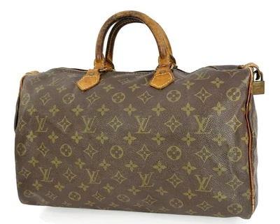 Auténtico bolso de mano Louis Vuitton Speedy 35 con monograma Boston #62270 Foto 1 de 4