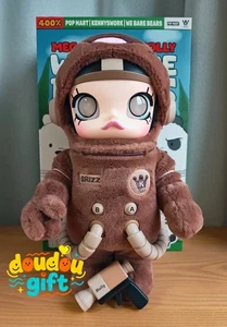 Authentic MEGA SPACE MOLLY 400% WE BARE BEARS Art Trendy Gift 2025 - Grizz - Picture 1 of 2