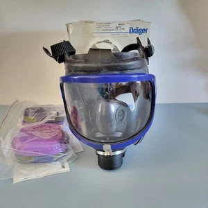 Drager X-Plore 5500 Full Face Respirator Mask w/ Box and Paperwork Used - Picture 1 of 10
